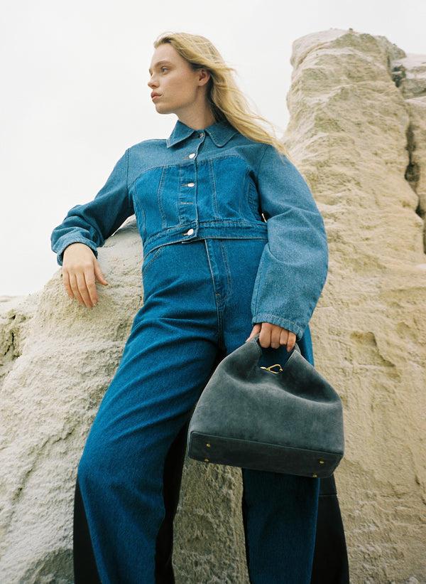 Elleme Raisin Suede Grey