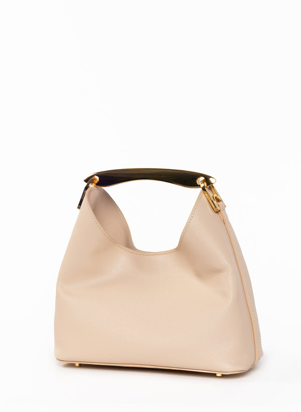 Elleme Small Boomerang Caviar Leather Nude