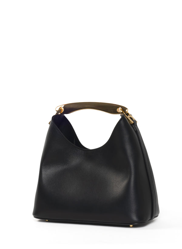 Elleme Small Boomerang Leather Black - Gold