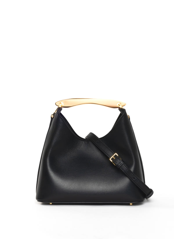 Elleme Small Boomerang Leather Black - Gold