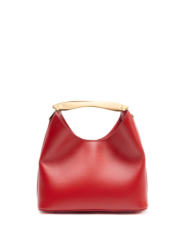 elleme Small Boomerang Leather Red