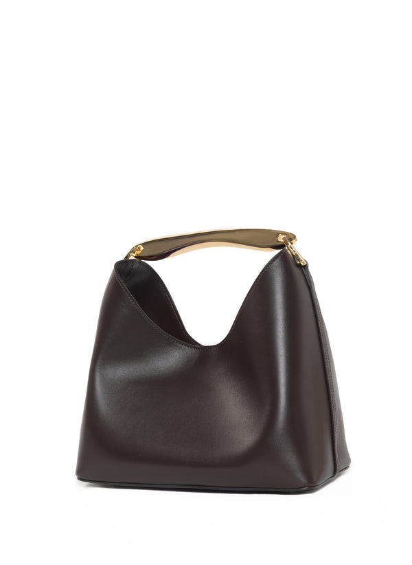 Elleme Small Boomerang Leather Tabacco