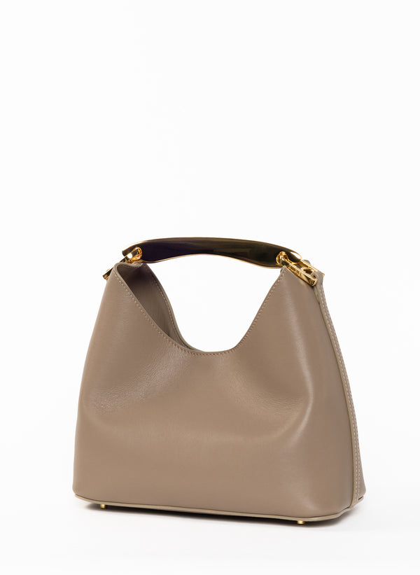 Elleme Small Boomerang Leather Taupe