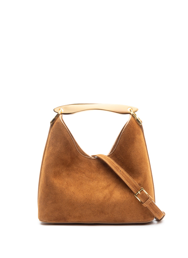 Elleme Small Boomerang Suede Cognac
