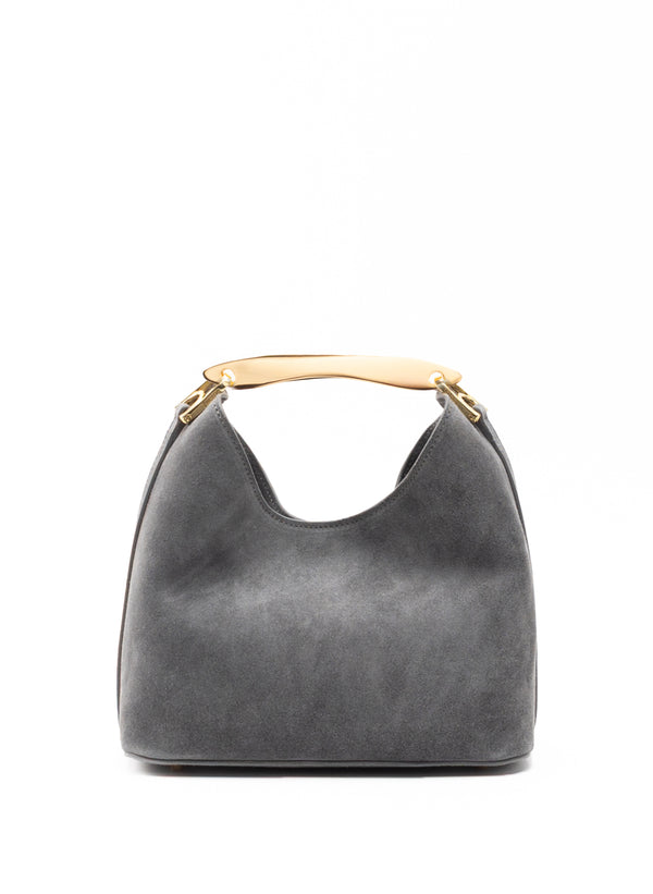 elleme Small Boomerang Suede Grey