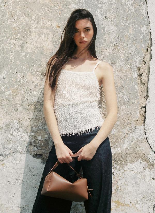 Elleme Trousse Leather Cognac