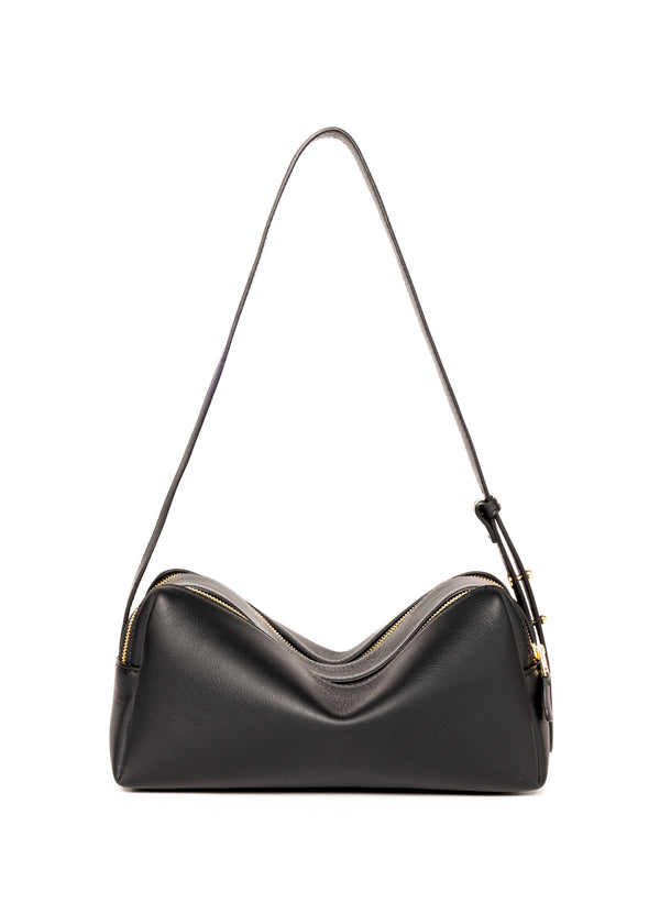 elleme Trousse Pebbled Leather Black