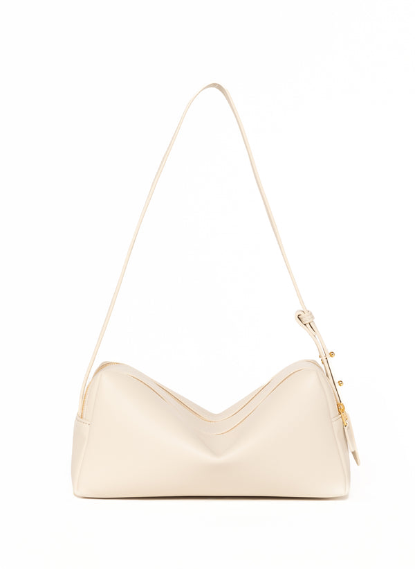 elleme Trousse Pebbled Leather Sesame