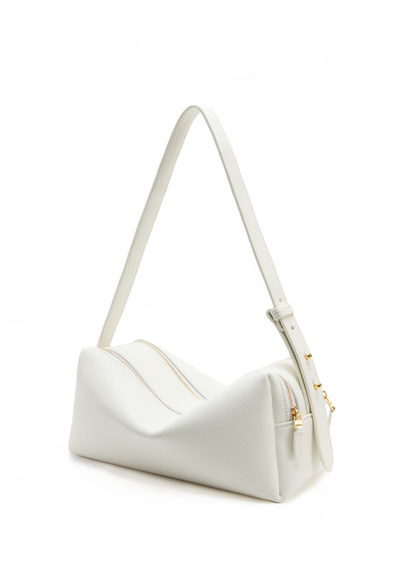 Elleme Trousse Pebbled Leather White
