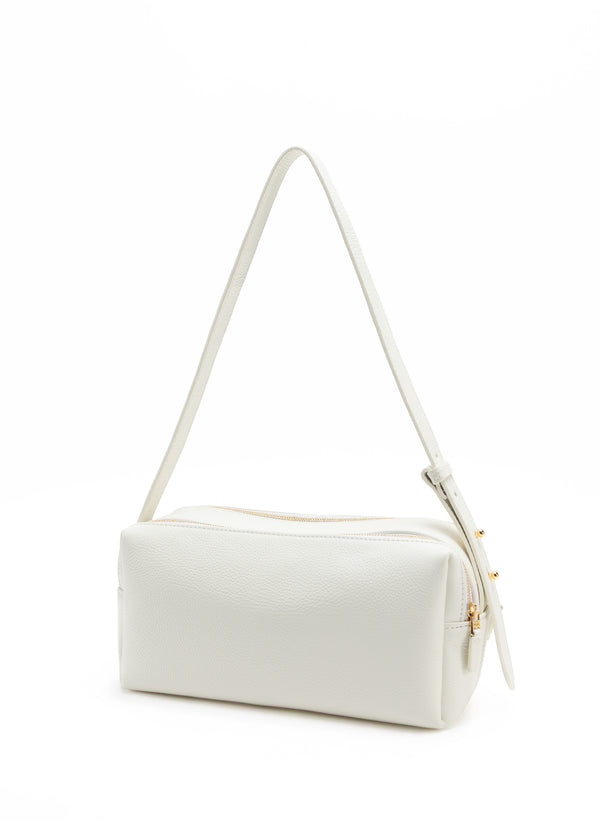 Elleme Trousse Pebbled Leather White
