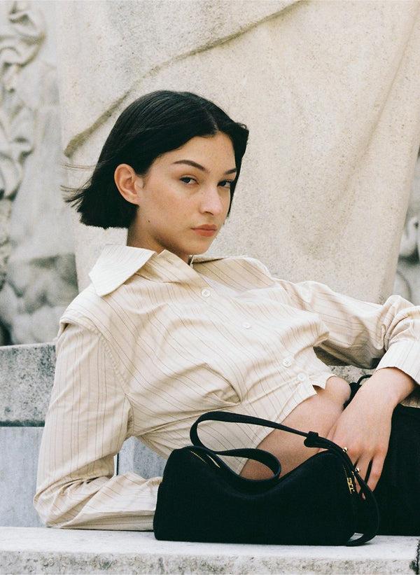 Elleme Trousse Suede Black