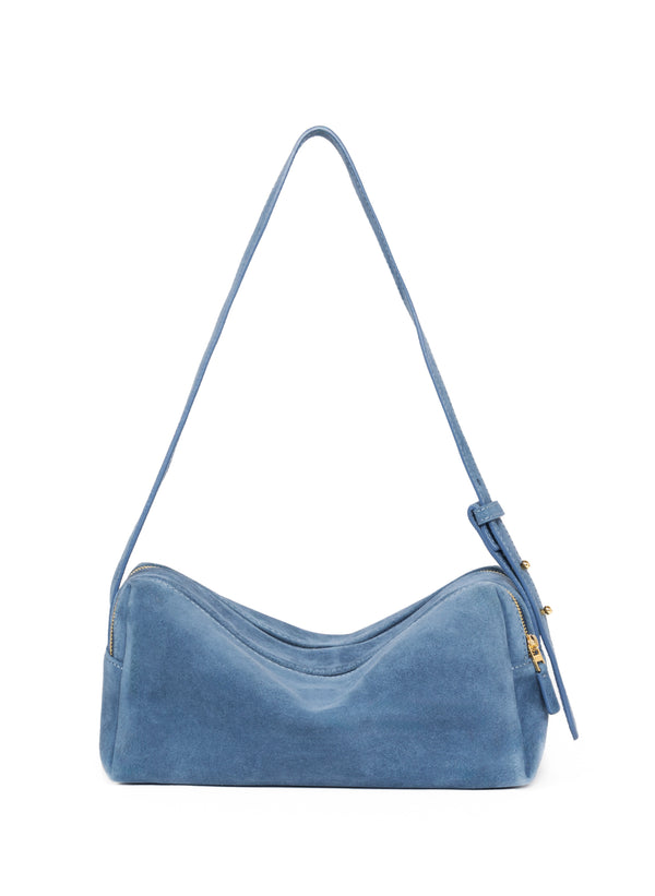 elleme Trousse Suede Marine