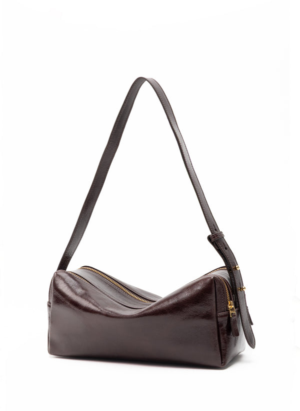 Elleme Trousse Vintage Leather Chestnut