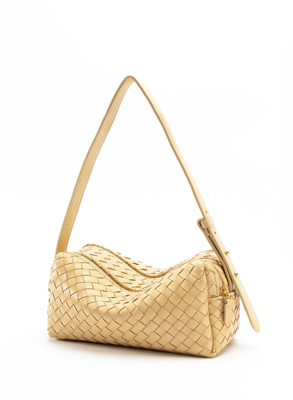 Elleme Trousse Woven Leather Butter