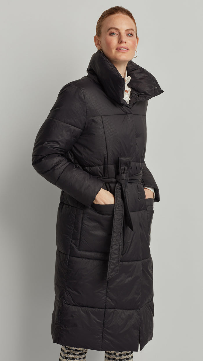 Ellen Tracy BELTED PILLOW COAT