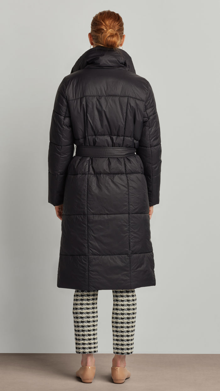 Ellen Tracy BELTED PILLOW COAT