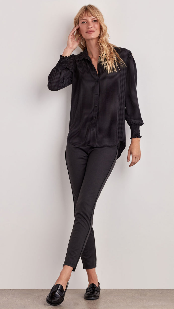 ellen tracy BLOUSON SLEEVE BLOUSE