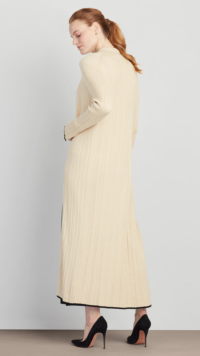 Ellen Tracy OLIVIA SILKY RIB DUSTER