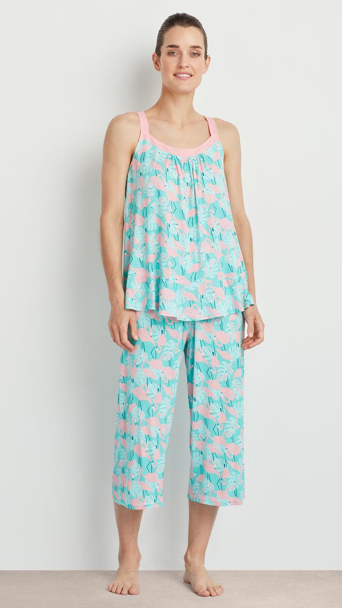 ellen tracy PJ TANK SET WITH PEDAL PUSHER