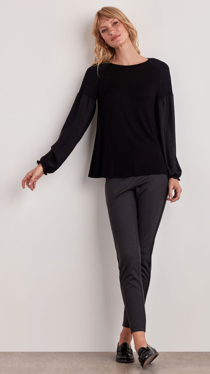 ellen tracy RAGLAN SLEEVE KNIT TOP