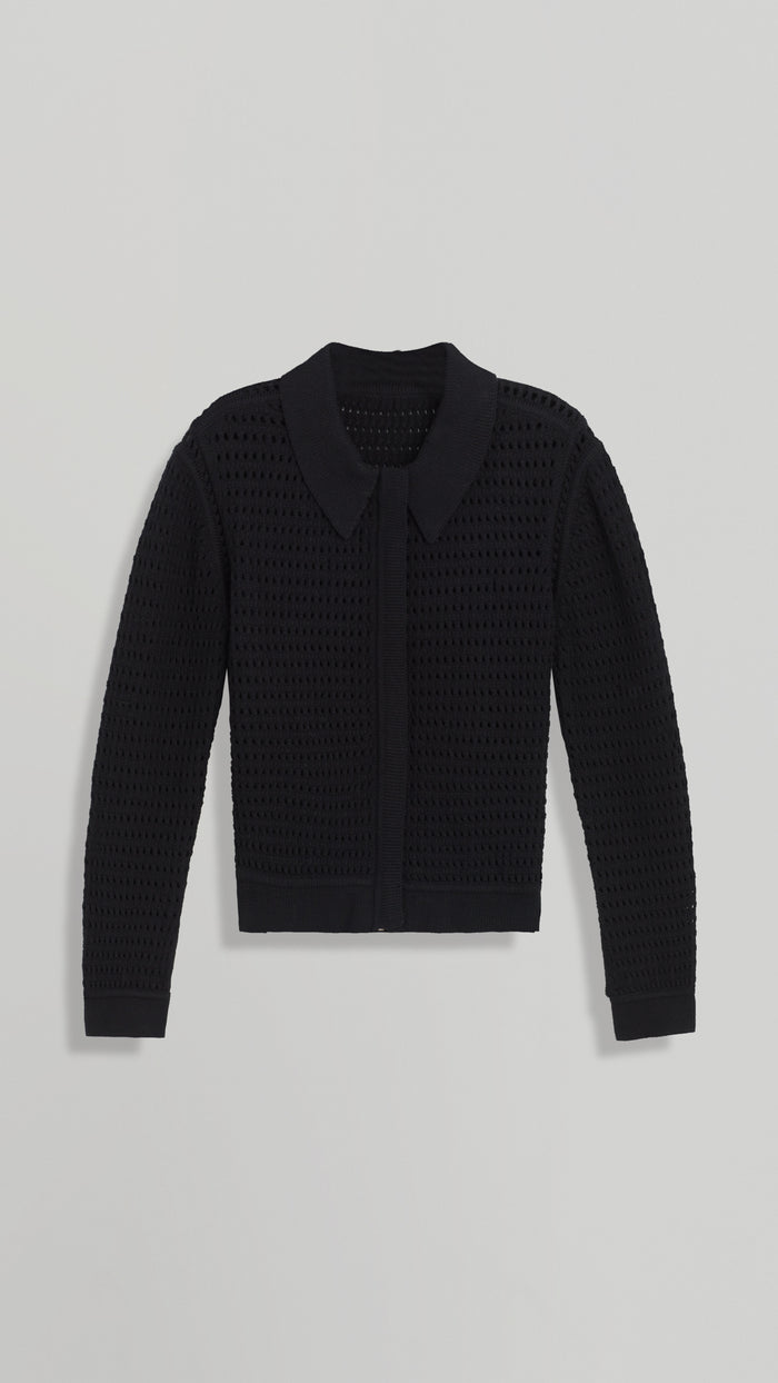 ellen tracy ROSE CROCHET JACKET