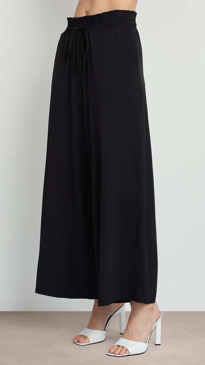 Ellen Tracy WIDE LEG PANT WITH SMOCKED WAIST