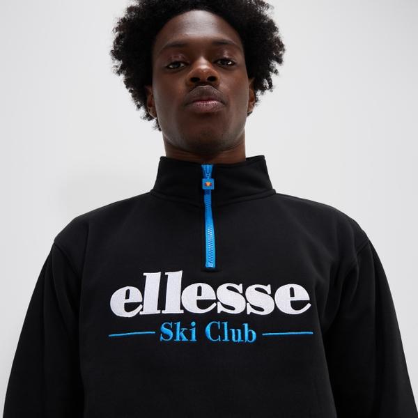 Ellesse Men's Baleor 1/4 Zip Top Black