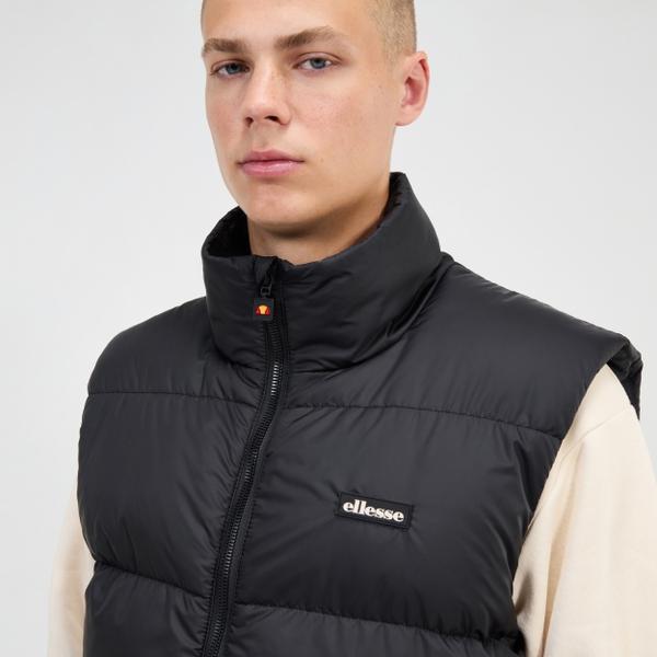 Ellesse Men's Bargent Padded Gilet Black