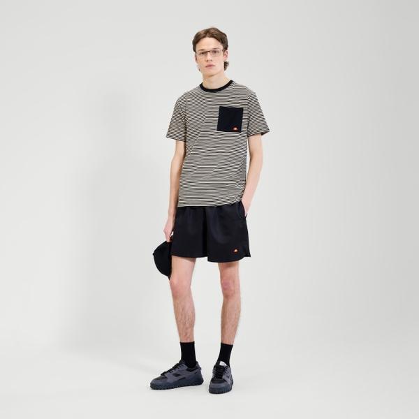 ellesse Men's Hirst Tee Black/Off White