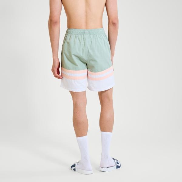 Ellesse Men's Metuli Swim Short Green/Off White