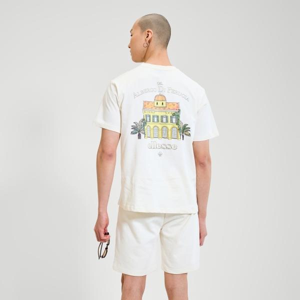 Ellesse Men's Piazzo Tee Off White