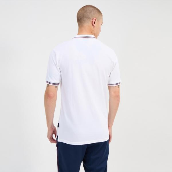 Ellesse Men's Rooks Polo White/Navy/Red