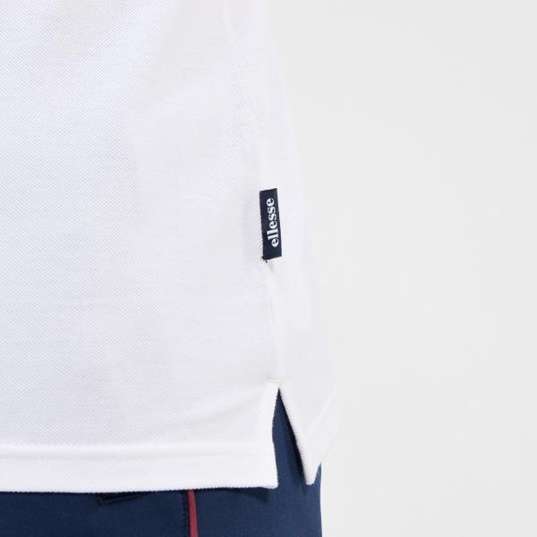 Ellesse Men's Rooks Polo White/Navy/Red