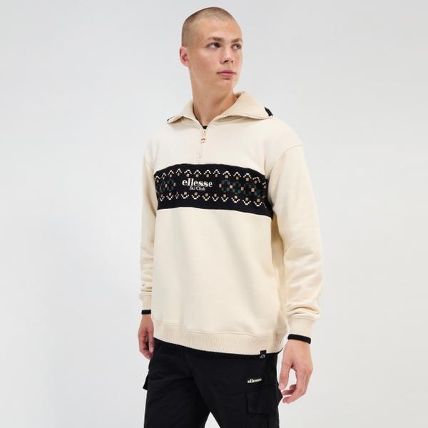 Ellesse Men's Sheridan 1/4 Zip White