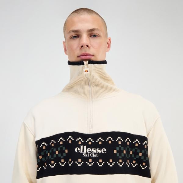 Ellesse Men's Sheridan 1/4 Zip White