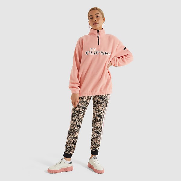 Ellesse Monticule 1/2 Zip Track Top Coral