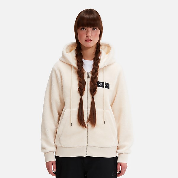 ellesse Tomorrowland X ellesse Fleece Hoodie Cream