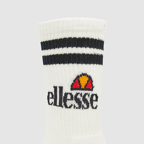 Ellesse Unisex Pullo 3 Pack Socks White