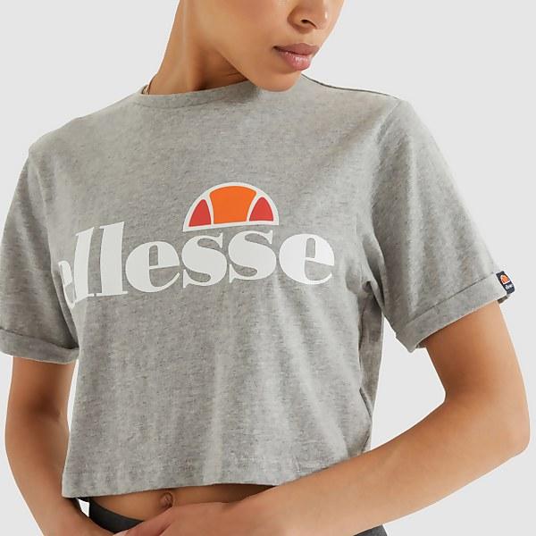 Ellesse Women's Alberta Cropped T-Shirt Grey Marl