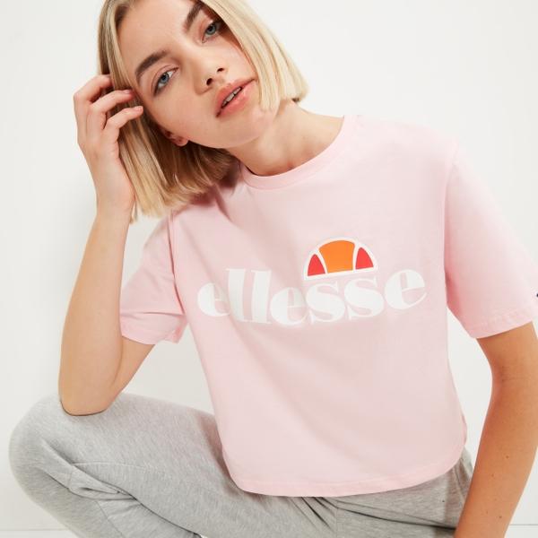 Ellesse Women's Alberta Cropped Tee Pink