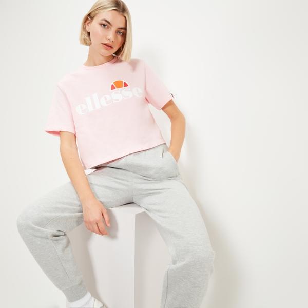Ellesse Women's Alberta Cropped Tee Pink