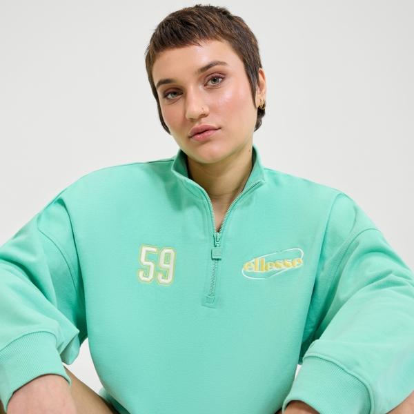 Ellesse Women's Constanta 1/4 Zip Sweatshirt Green