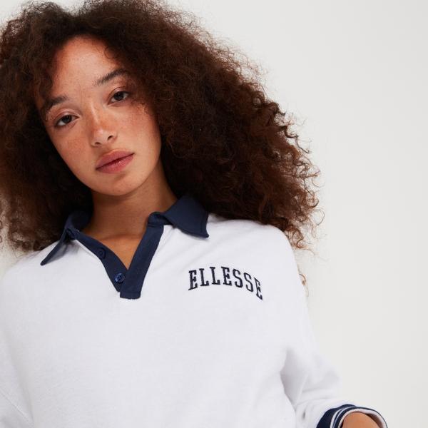 Ellesse Women's Crocetta Cropped Sweatshirt White