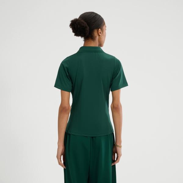 Ellesse Women's Di Lepre Polo Top Dark Green