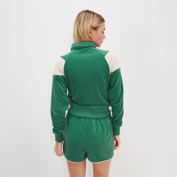 Ellesse Women's Kizzy Crop Track Top Green