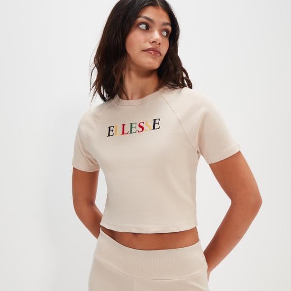 Ellesse Women's Lyndsay Crop T-Shirt Beige