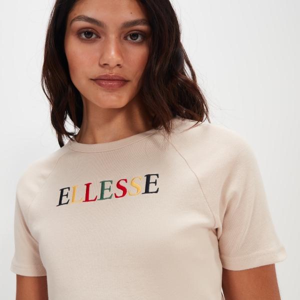 Ellesse Women's Lyndsay Crop T-Shirt Beige