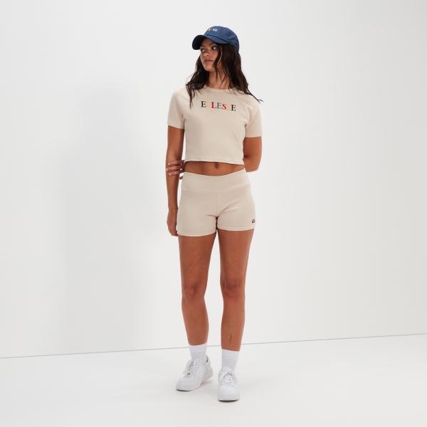 ellesse Women's Lyndsay Crop T-Shirt Beige