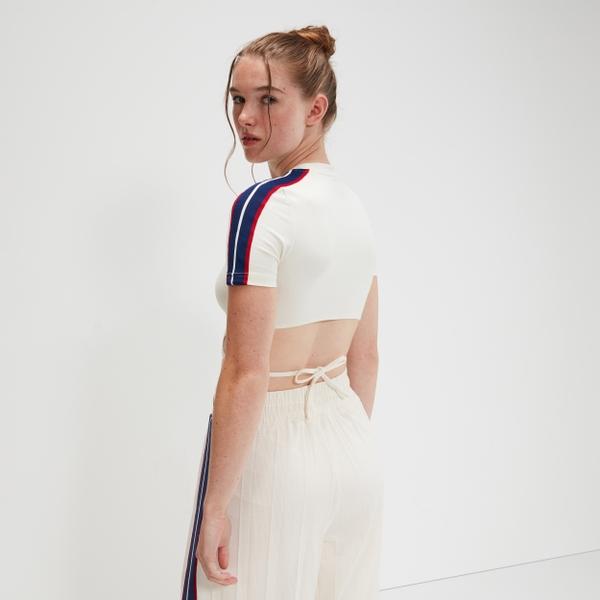 Ellesse Women's Maldonado Crop Tee Off White