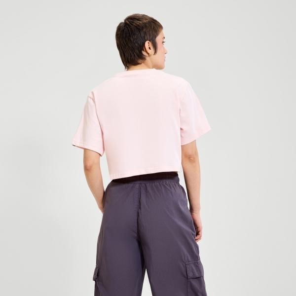 Ellesse Women's Silo Cropped Tee Light Pink